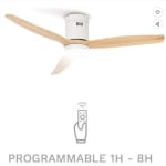 Ventilateur de plafond Create avec lumière - Silencieux à 104,95€