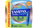 Tampax Tampones Pearl Compak Super Pack de 72 por 11,38€