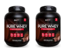 2 x Eafit Suero de leche puro 850g proteína whey vitaminas doble chocolate por 59.98€