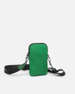 Bolso bandolera mini para móvil verde por 4.80€