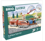 BRIO Pull Back Treinset - Houten Trein