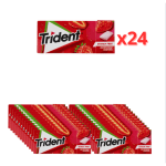 Trident Chicles fresa sin azúcar 24 x 14 g por 9.99€