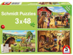 Schmidt Spiele 56519 Mis Favoritos Caballos 3 x 48 Pieza por 7.99€