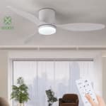 Ventilador de techo WOOX 6 niveles 30 luz LED por 40.55€