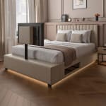 XR Living Maisie LED TV Bed Frame – Blue for £244.50