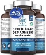 Bisglicinato de Magnesio 1500 mg con vitamina B6 (PharmaZen) por 6,18€ en Amazon