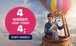 4 weken de krant voor €4 bij Kiosk