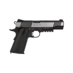 Colt 1911 Rail Gun GBB CO2 - Noir & Silver pour 64,96€ chez Evike Europe