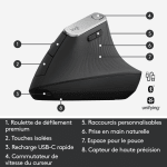 Logitech MX Vertical + tapis Série Studio pour 59,99€