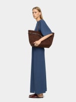 Falda larga efecto arrugado por 9.99€