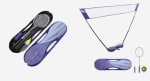 Kit filet de Badminton Fun set 3 mètres en bleu roi à 31,99€