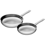 Pack de 2 sartenes Profi, batería Aparto 5 piezas y prensador por 186,99€ en WMF
