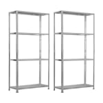 Pack 2 estanterías modulares SteelSmart (145x30x70 cm) por 49,91€