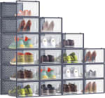 Lot de 18 boîtes à chaussures Songmics pour pointure jusqu'à 43, 34,39€ chez Amazon