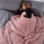 Brentfords Weighted Blanket (150 x 200cm, 8kg) for £8.46 at Amazon