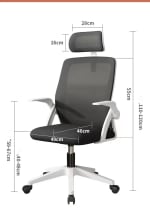 Silla de Oficina con Soporte Lumbar Giratoria por 34,65€ en AliExpress