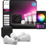 Philips Hue Starterkit Bridge Pro + Smart button + 3 A60 slimme lampen voor €134,99