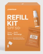 Kit de spray solar SPF50+ recarga de 50 ml por 6.99€