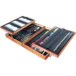 Maletín pintor de madera 168 piezas por 24,90€