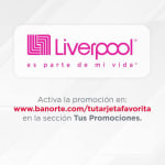 15% de Bonificación con Banorte en Liverpool