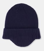Gorro canalé liso con orejera coordinada de niño por 2.99€