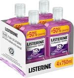 Listerine Cuidado Total (4x750 ml), enjuague bucal formato ahorro por 11.99€