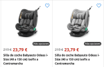 Error precio Silla de coche Babyauto Odeas i-Size por solo 23.79€