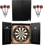 Ruthless Home Dart Board Centre Including Cabinet, Dartboard and 2 Sets of Darts