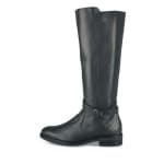 Bottes NOIR Femme CUIR motif Uni Fermeture éclair MEGIS ELEGANT à 20€