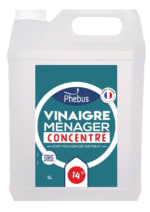 Vinaigre de nettoyage 14° 5L PHEBUS à 7,99€