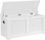 VASAGLE Puff Almacenaje con 2 Bisagras de Seguridad, 100 x 40 x 46.4 cm por 48.44€