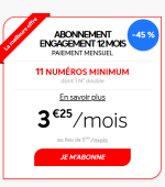 Abonnement au magazine l'automobile engagement 12 mois à 3,25€/mois