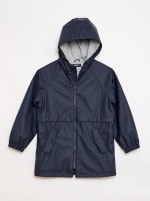 Parka à capuche déperlante - Bleu pour 7,50€ chez Kiabi