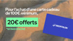 20€ en bon d'achat offert