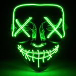 LED Halloween-masker Purge (groen) voor €5,94 bij Amazon