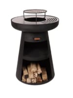 Barbecue rond avec plaque acier et grille à 399,95€
