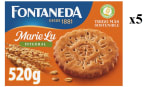 5 Cajas de Galletas integrales MarieLu Fontaneda 520 g. por 11.02€