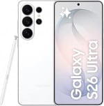 Samsung Galaxy S26 Ultra AI Phone, 12 GB Memory, 256 GB Storage, White, 3 Year Extend