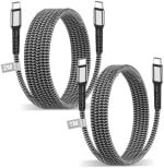 BLITEZZ 2-pack USB-C cables (1m + 2m, 60W) for £2.98 at Amazon