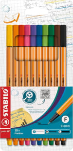 STABILO point 88 fineliners (set van 10) voor €6,89 bij Amazon