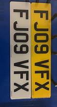 UK Standard Number Plates Set – £12.50 eBay Deal (Road Legal