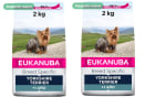 2 Bolsas de 2kg de Eukanuba Adult Yorkshire Terrier pienso para perros por 3.98€