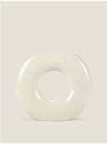White Round Speckled Vase £0.63 with Free Click & Collect