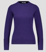 Liberty Island Kasjmier Blauwe trui met metallic knopen voor €15 bij E5Mode