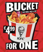 Diverse aanbiedingen via de app bij KFC