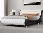 YITAHOME King Size LED Bed Frame with Storage & Charging Station for £82.54