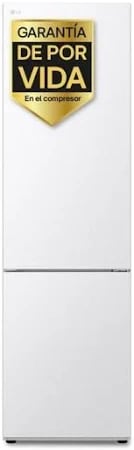 Frigorífico combi LG GBV21NCDSW No Frost 186 cm 344 l blanco por 466,65€