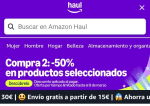 Compra 2: 50% en productos seleccionados con Amazon Haul.