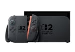 NINTENDO switch 2 consola portátil híbrida de 7.9" full hd 120 hz azul y rojo neón