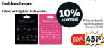 10% korting op Fashioncheque Fashion cadeaukaart bij Kruidvat